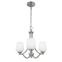 KRONLEUCHTER 48.3/55.3 cm    - Nickelfarben, Basics, Glas/Metall (48.3/55.3cm) - Elstead Lighting