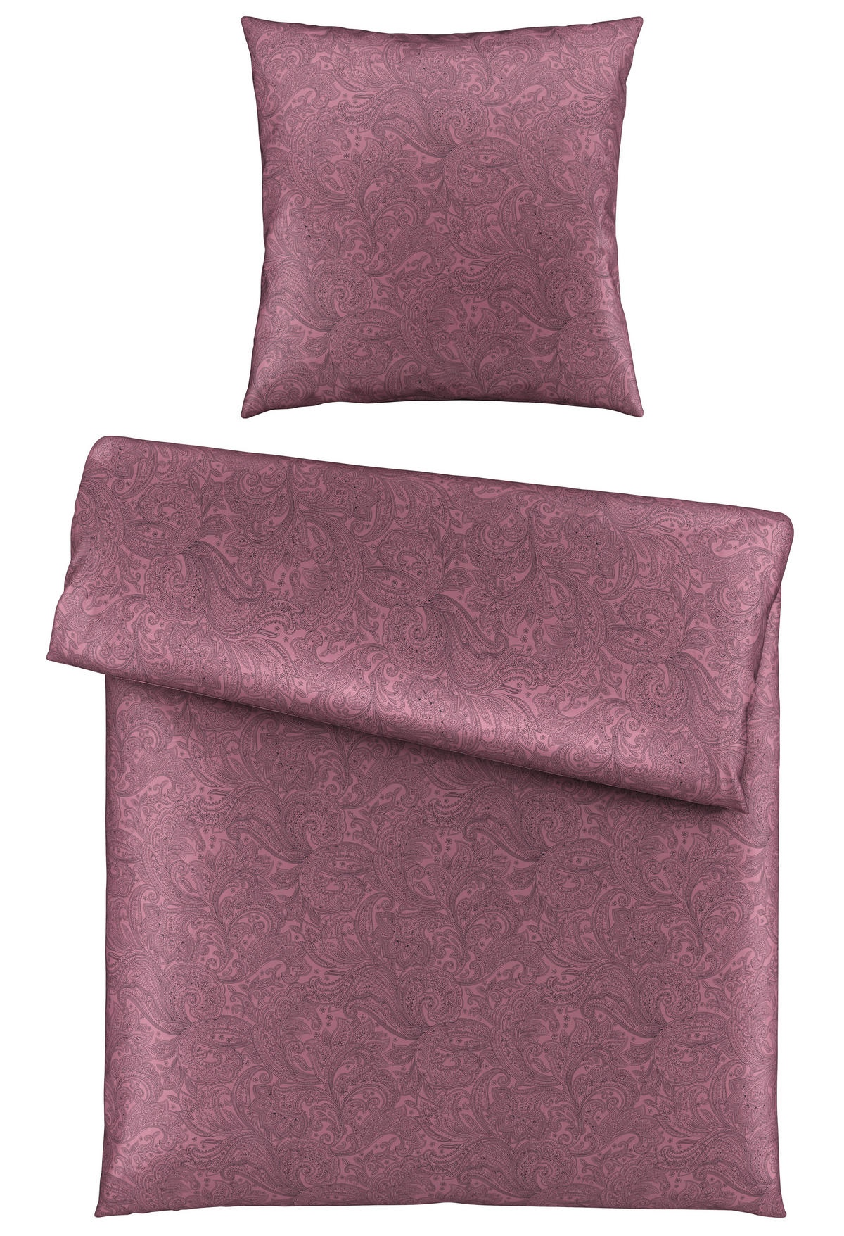 BETTWÄSCHE Satin 135/200 cm  - Mauve, Textil (135/200cm) - Novel