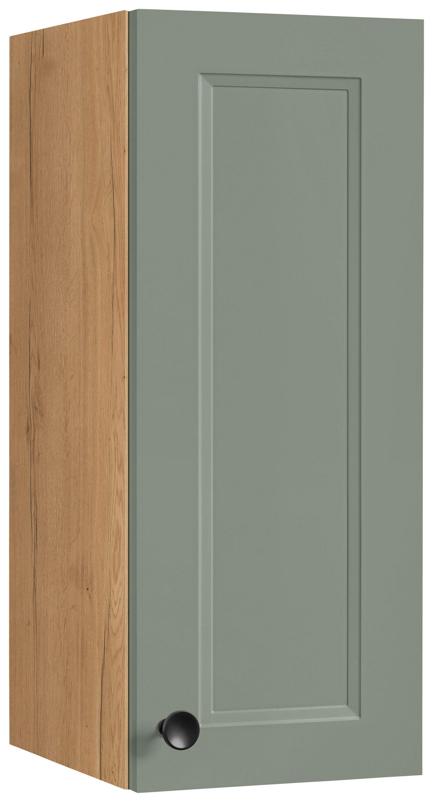 KÜCHENOBERSCHRANK 30/72/35 cm  in Grün, Eichefarben  - Eichefarben/Schwarz, MODERN, Holzwerkstoff/Metall (30/72/35cm) - Nobilia