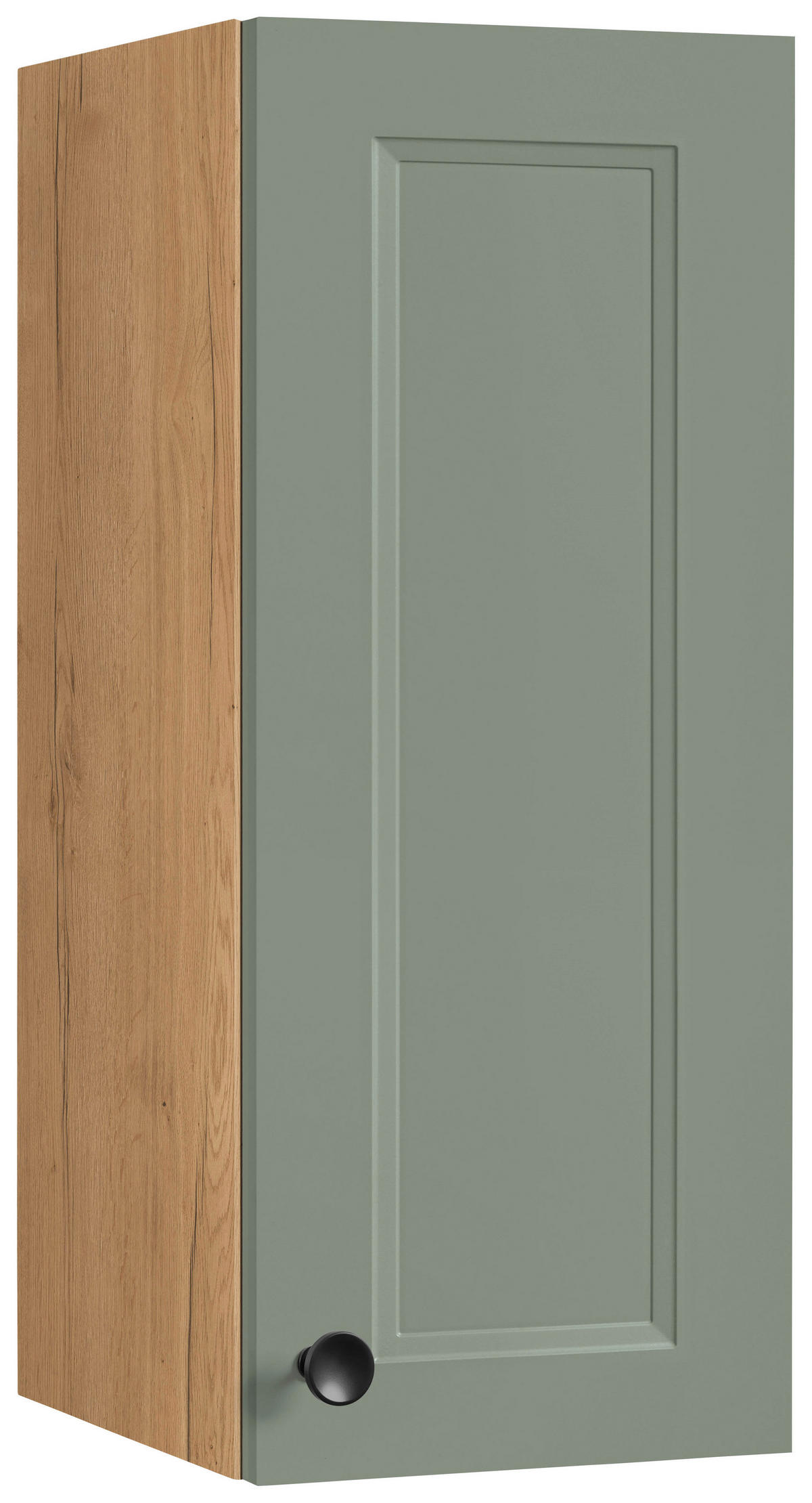 KÜCHENOBERSCHRANK 30/72/35 cm  in Grün, Eichefarben  - Eichefarben/Schwarz, MODERN, Holzwerkstoff/Metall (30/72/35cm) - Nobilia