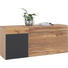 KOMODA SIDEBOARD, starodřevo, dub, antracitová, barvy dubu - barvy stříbra/černá, Natur, kov/dřevo (192/82/51,6cm) - Voglauer KOMODA SIDEBOARD, starodřevo, dub, antracitová, barvy dubu - barvy stříbra/černá, Natur, kov/dřevo (192/82/51,6cm) - Voglauer