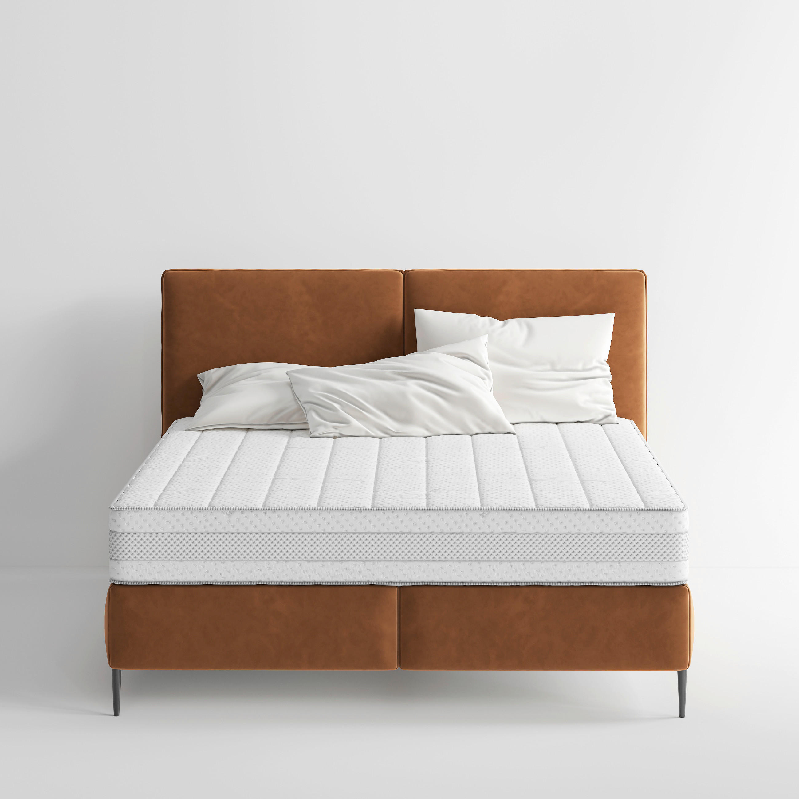 TASCHENFEDERKERNMATRATZE Best H4 90/200 cm Höhe ca. 20 cm 7 -Zonen - Weiß, Basics, Textil (90/200cm) - Livetastic