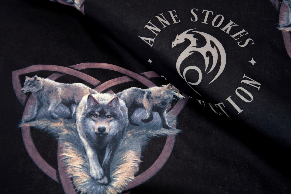 JUGENDBETTWÄSCHE ANNE STOKES Renforcé 135/200 cm  - Schwarz/Braun, Basics, Textil (135/200cm) - Herding