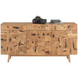 SIDEBOARD 160/80/42 cm  - Schwarz/Akaziefarben, LIFESTYLE, Holz/Metall (160/80/42cm) - Landscape