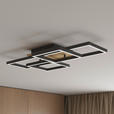LED-DECKENLEUCHTE Worcester 70/38/7,5 cm  - Braun, Basics, Holz/Kunststoff (70/38/7,5cm) - Novel