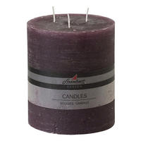 DREIDOCHTKERZE 12/14 cm  - Brombeere, Basics (12/14cm) - Steinhart