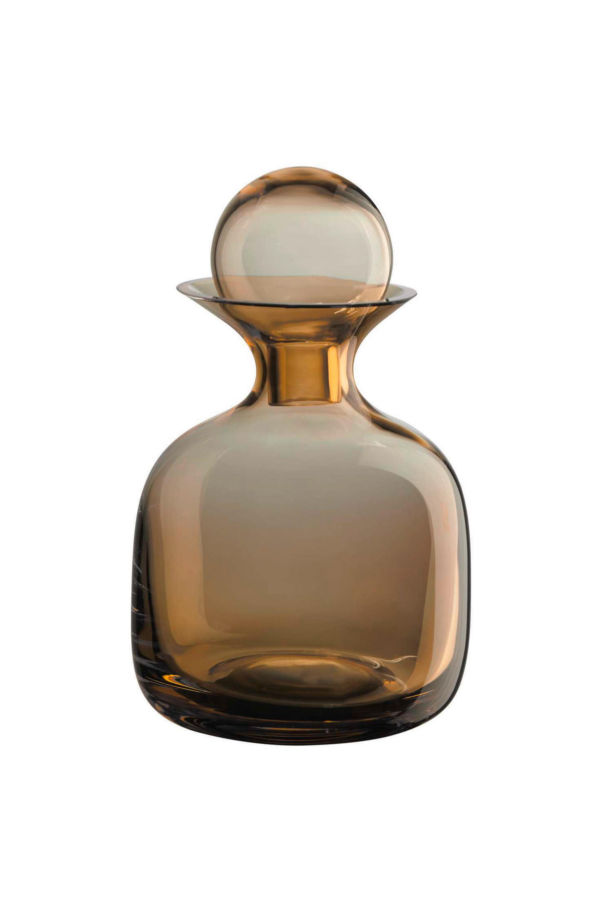 KARAFA  0,75 l  - jantárová, Design, sklo (12/15,2cm) - ASA