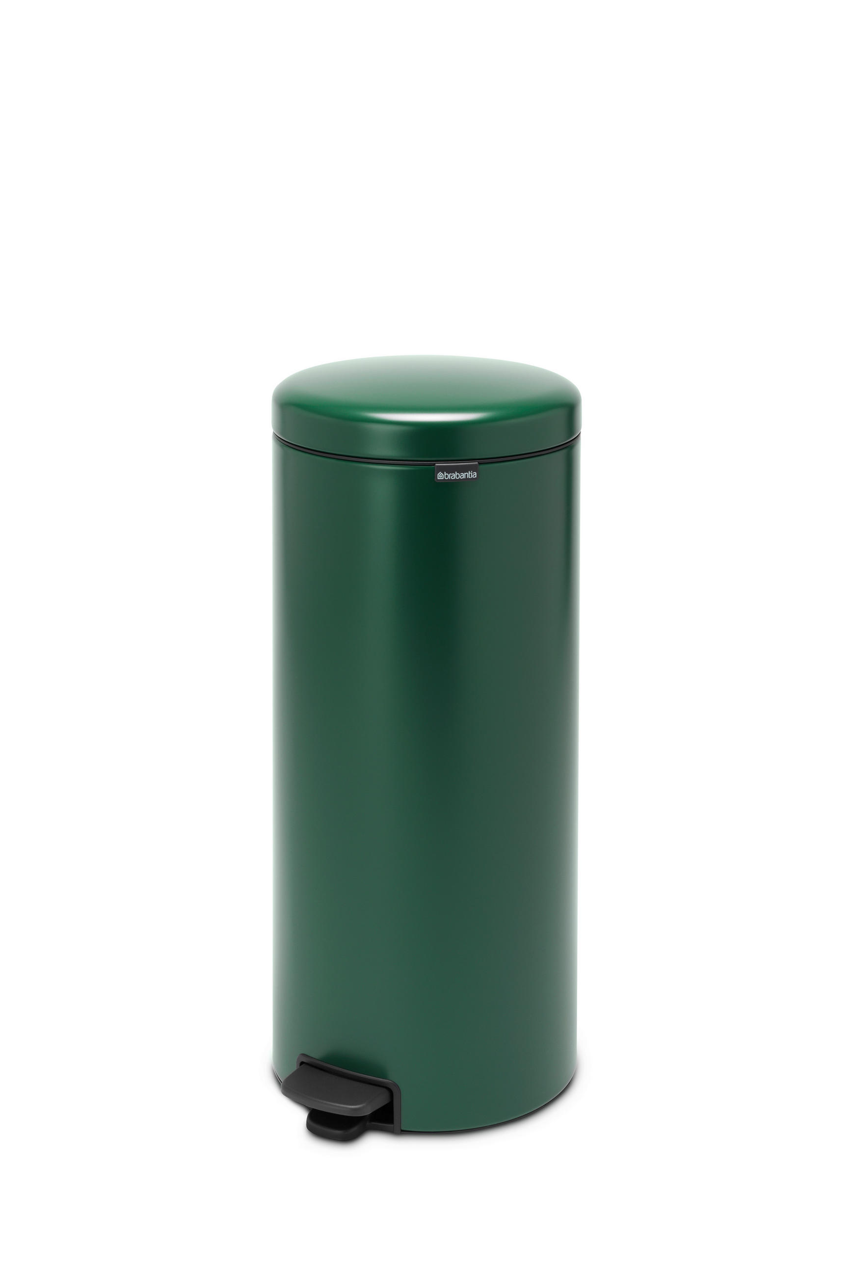 PEDÁLOS SZEMETES  - fekete/zöld, Basics, műanyag/fém (30l) - Brabantia