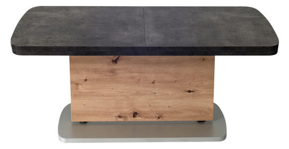 COUCHTISCH 110-180/63/53-72 cm rechteckig Anthrazit, Grau, Wildeiche  - Wildeiche/Anthrazit, KONVENTIONELL, Holzwerkstoff (110-180/63/53-72cm) - Venda