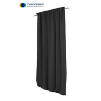 VERDUNKELUNGSVORHANG - Anthrazit, Design, Textil (145/260cm)