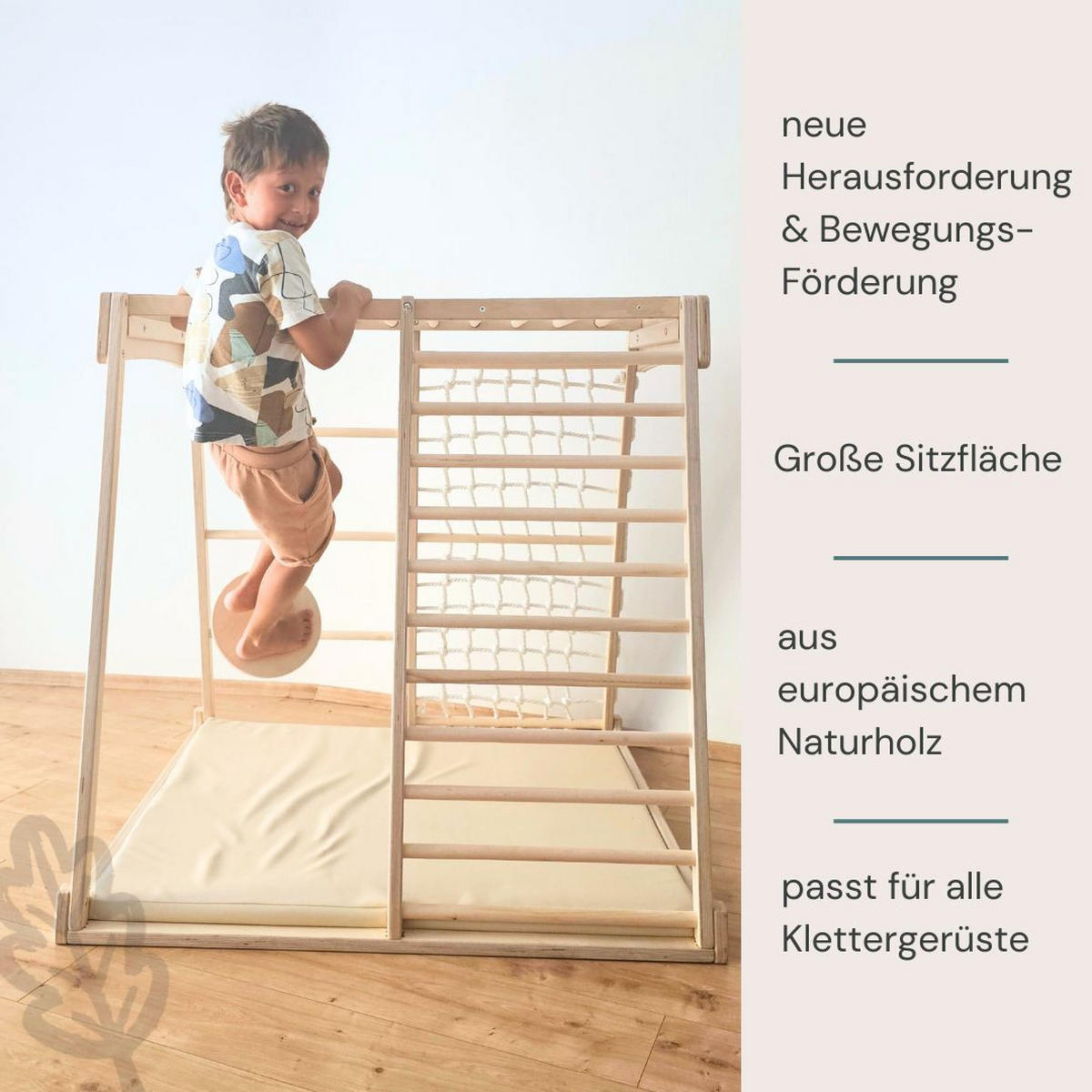 KLETTERGERÜST ZUBEHÖR  - Birkefarben, Basics, Holz (25cm) - CLIFF
