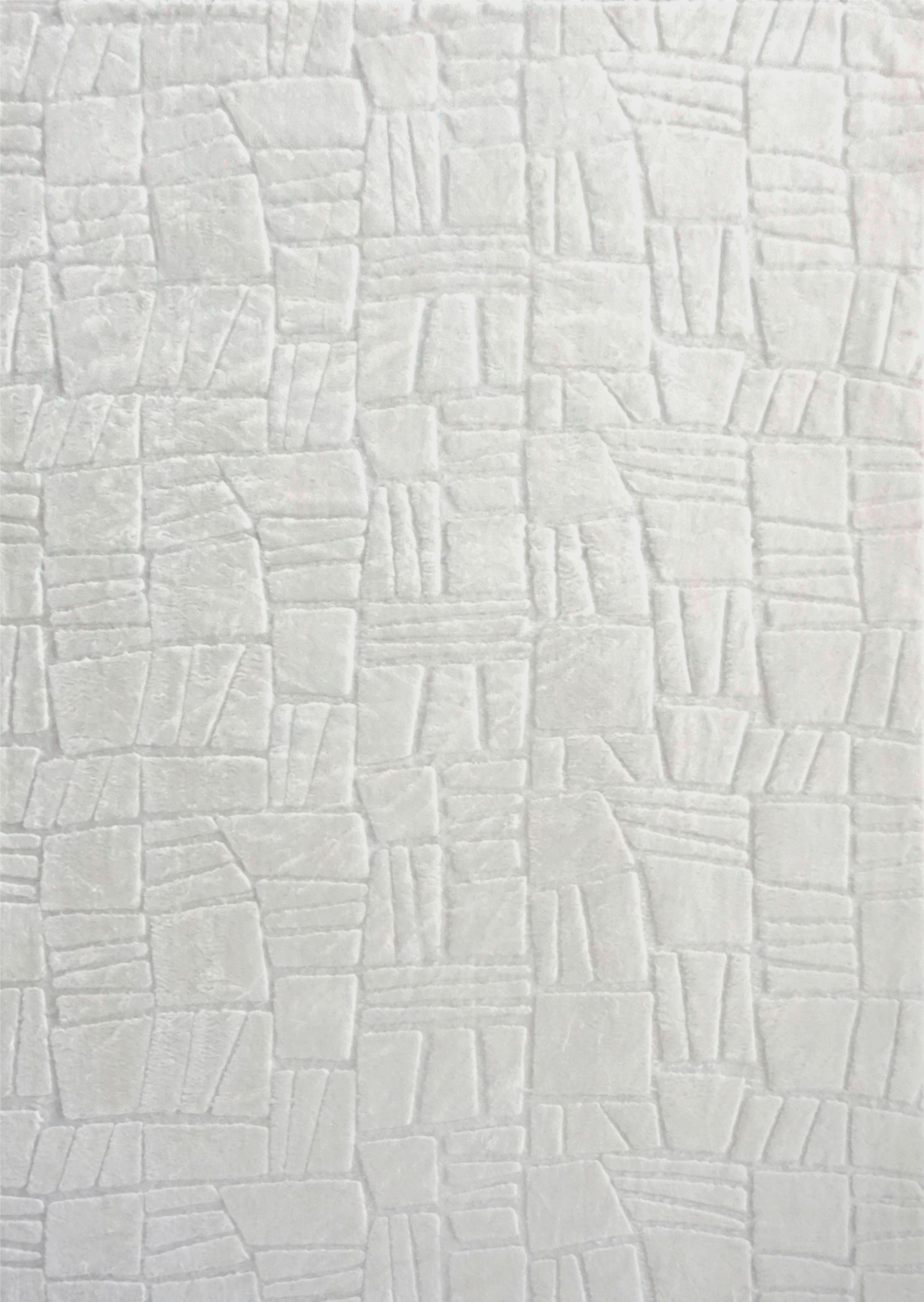 VÄVD MATTA Gloria  - vit/beige, Trend, textil (140/200cm) - Novel