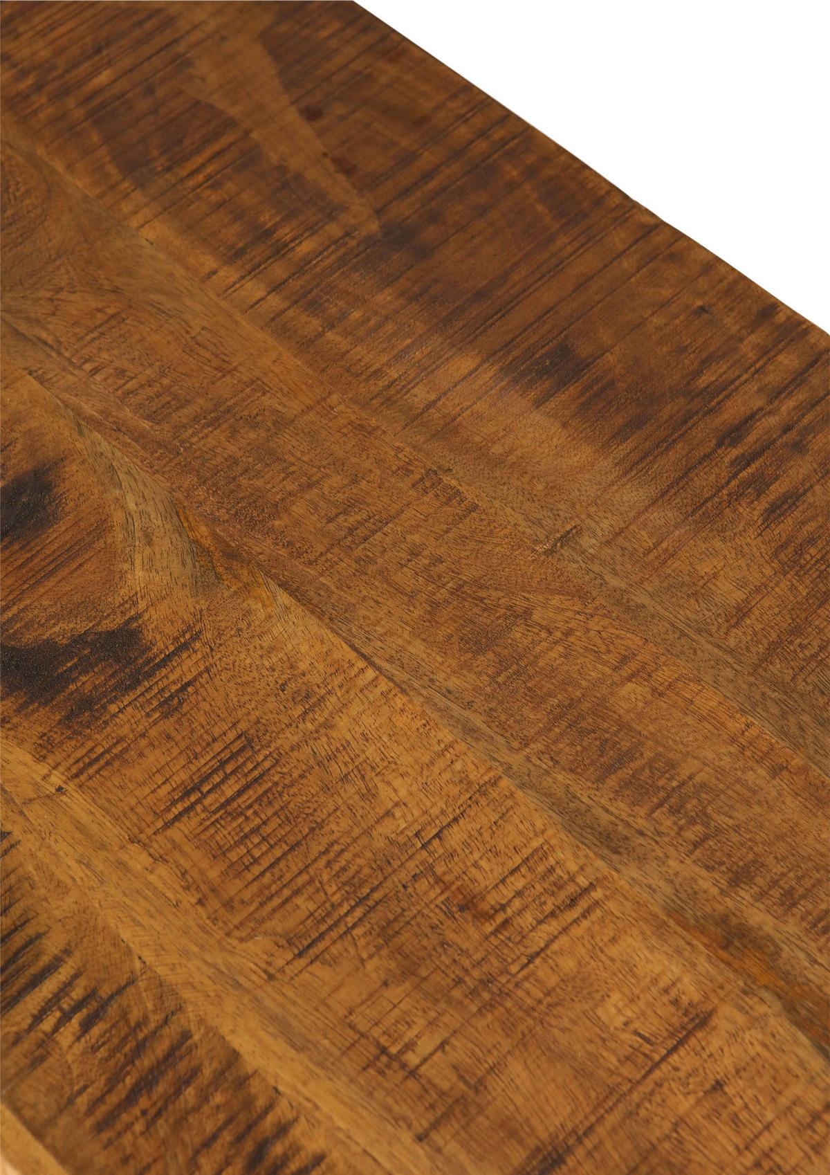 LOWBOARD Mangoholz massiv Naturfarben, Schwarz  - Schwarz/Naturfarben, KONVENTIONELL, Holz/Holzwerkstoff (160/50/45cm) - Landscape