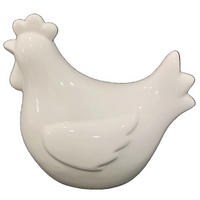 DEKOHUHN - Weiß, LIFESTYLE, Keramik (14,9/8,8/14cm)