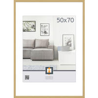 RÁM NA OBRAZY, 1 foto 50 cm x 70 cm - přírodní barvy, Basics, plast (52/72/2,5cm)