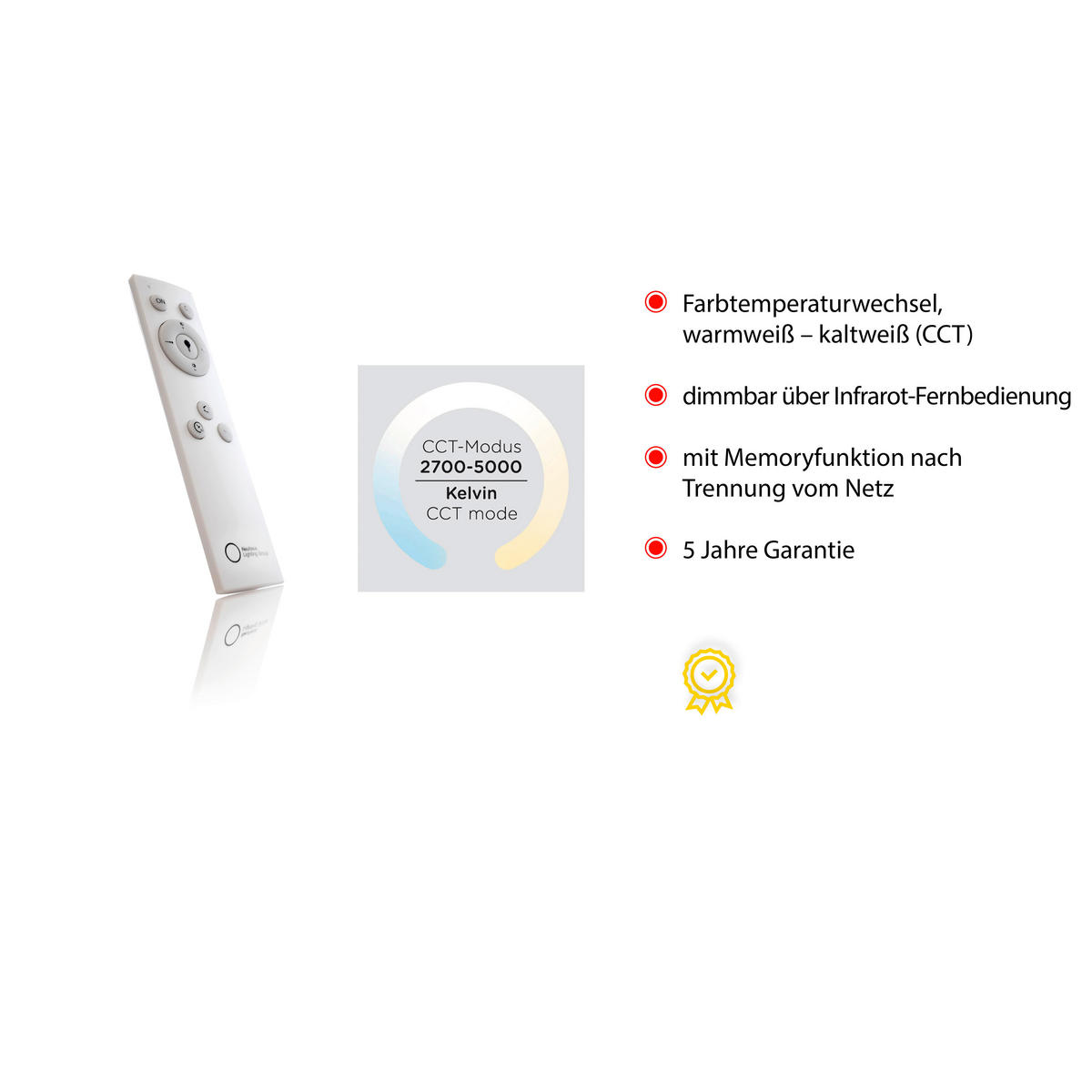 LED-DECKENLEUCHTE 44,5/44,5/7,2 cm   - Basics, Kunststoff/Metall (44,5/44,5/7,2cm)