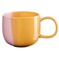 SKODELICA  Joy  400 ml      - rumena/pink, Basics, keramika (10/8,5cm) - ASA