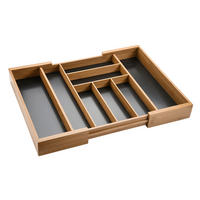 SCHUBLADENEINTEILUNG - Braun, Basics, Holz (35-58/6,5/43cm) - Kesper