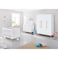 BABYZIMMER PINOLINO RIVA  - Eschefarben/Weiß, Design, Holzwerkstoff - Pinolino