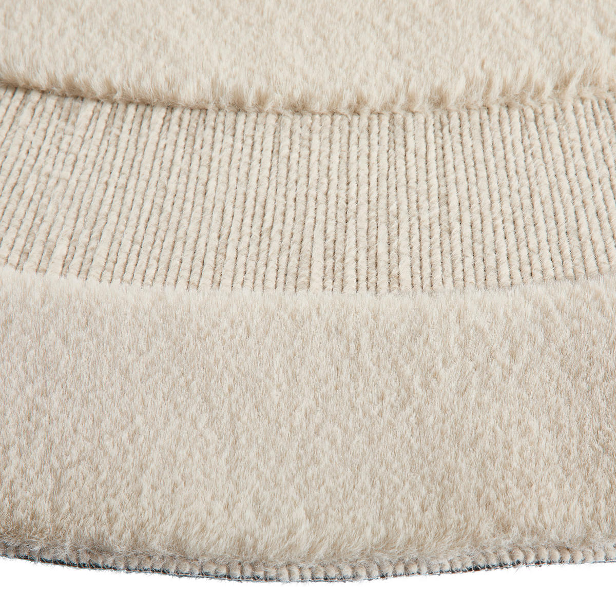 HOCHFLORTEPPICH 160 cm Creme, Beige rund  - Beige/Creme, Trend, Textil (160cm) - Novel