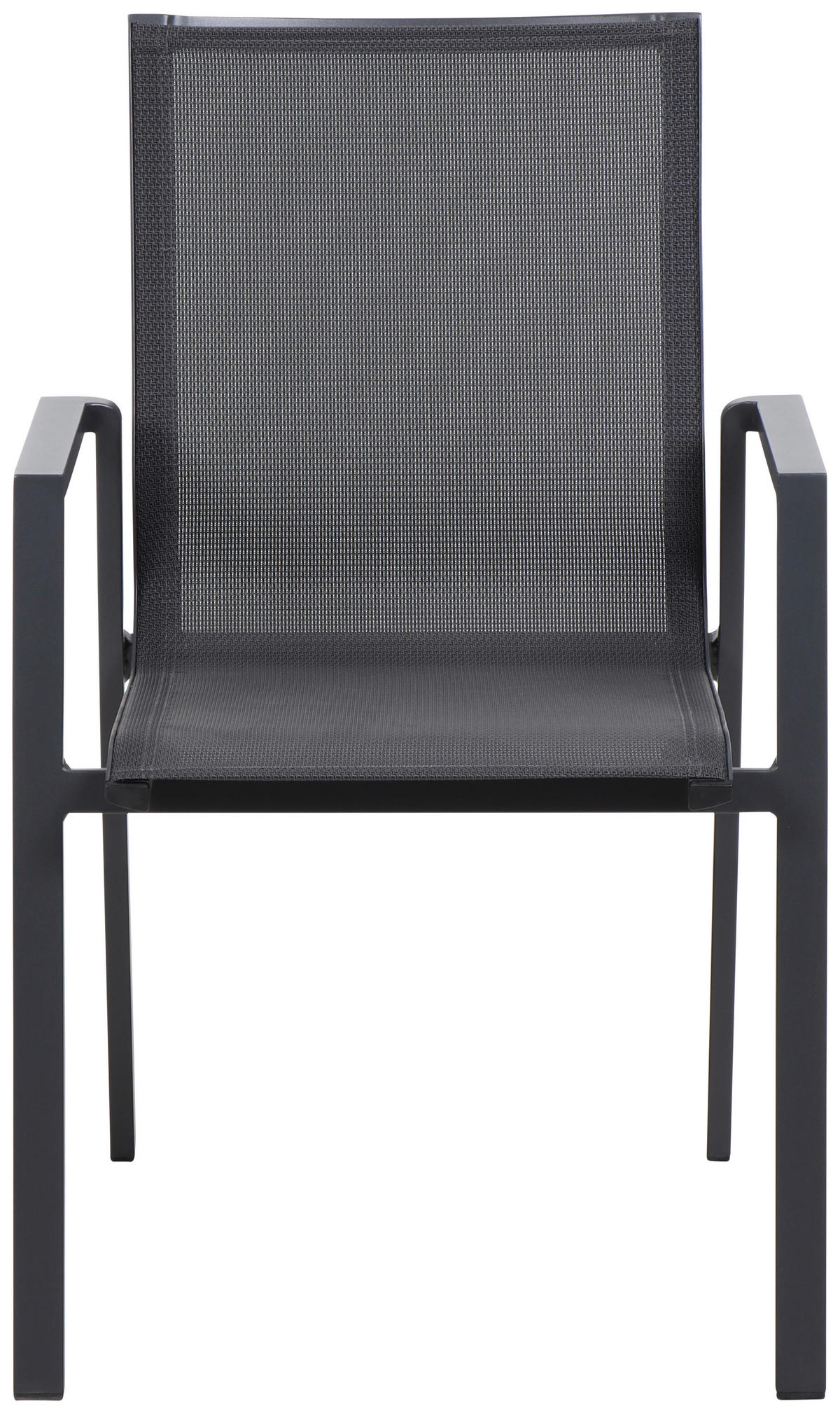 STAPELSESSEL Aluminium Anthrazit  - Anthrazit, Basics, Keramik/Kunststoff (100/88/180cm) - Siena Garden