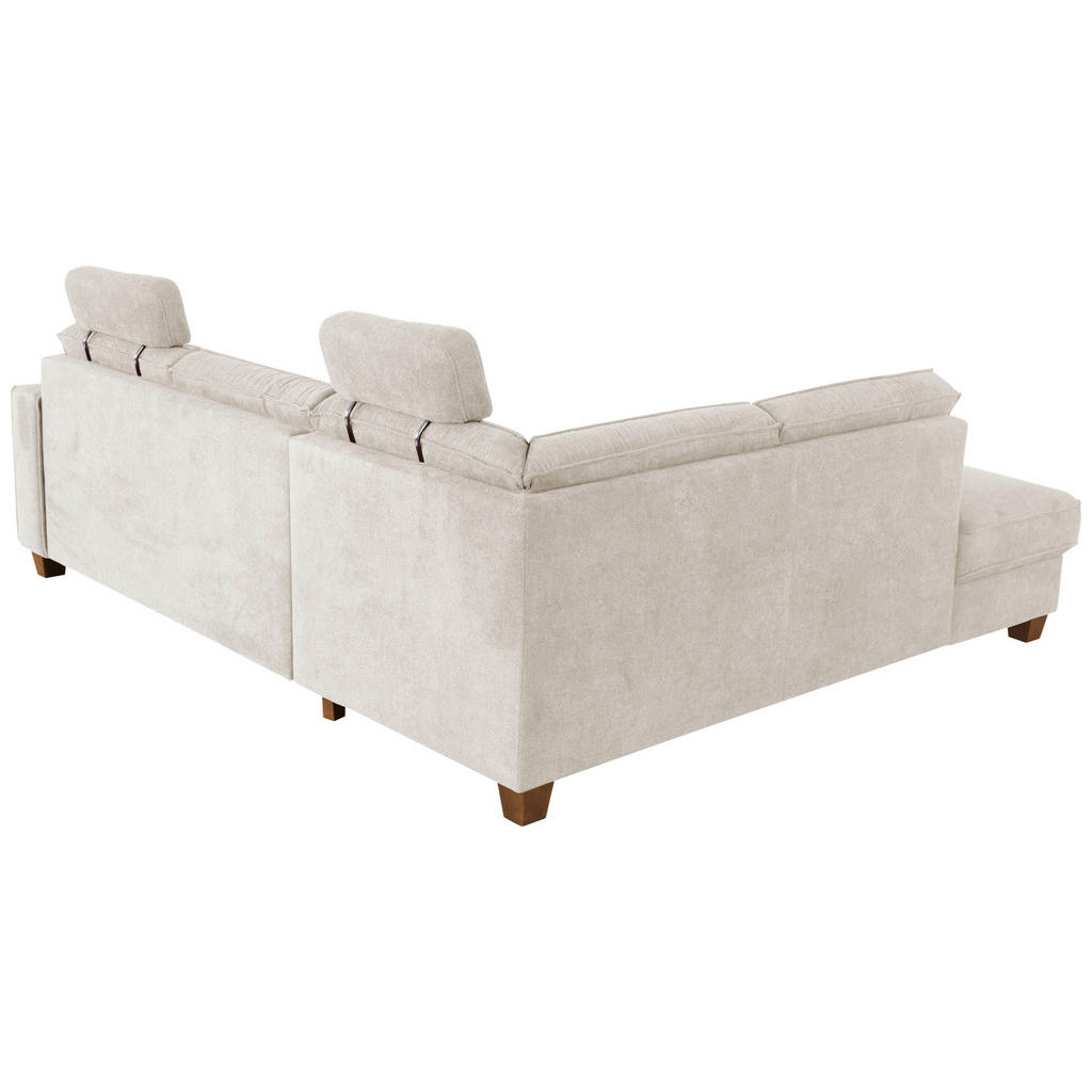 Thumbnail - Sit & More Ecksofa, Creme, Textil, Buche, massiv, 5,5-Sitzer, Ottomane links, L-Form, 236x213 cm, Goldenes M, Oeko-Tex® ...