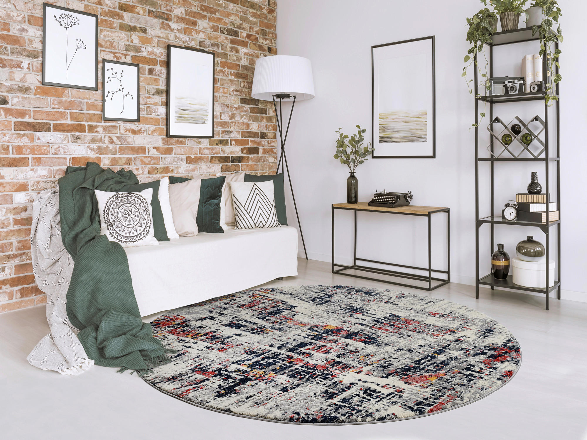 WEBTEPPICH 200 cm Timeline Autumn Multicolor  - Multicolor, Design, Textil (200cm) - Novel