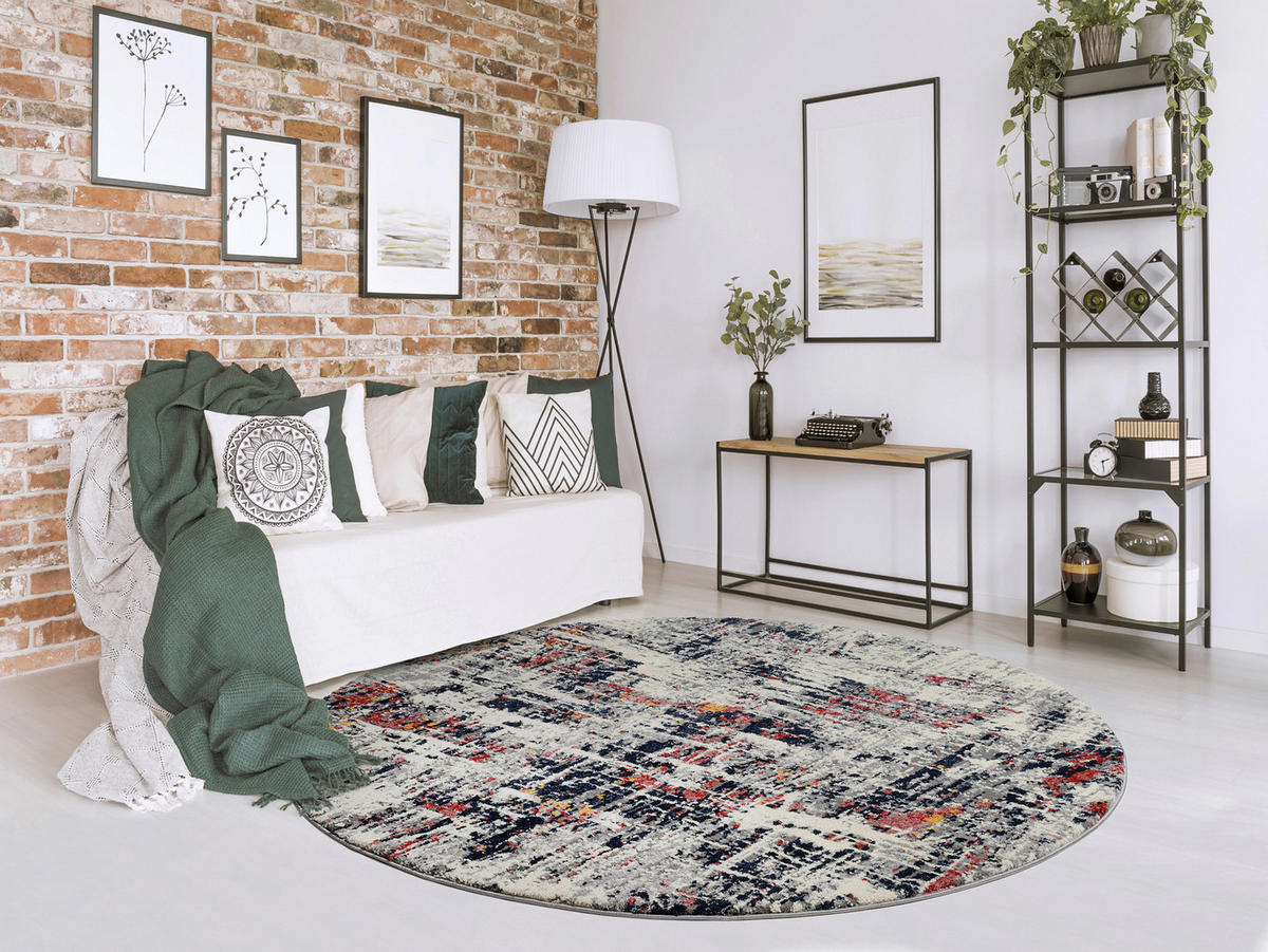 WEBTEPPICH 200 cm Timeline Autumn Multicolor  - Multicolor, Design, Textil (200cm) - Novel