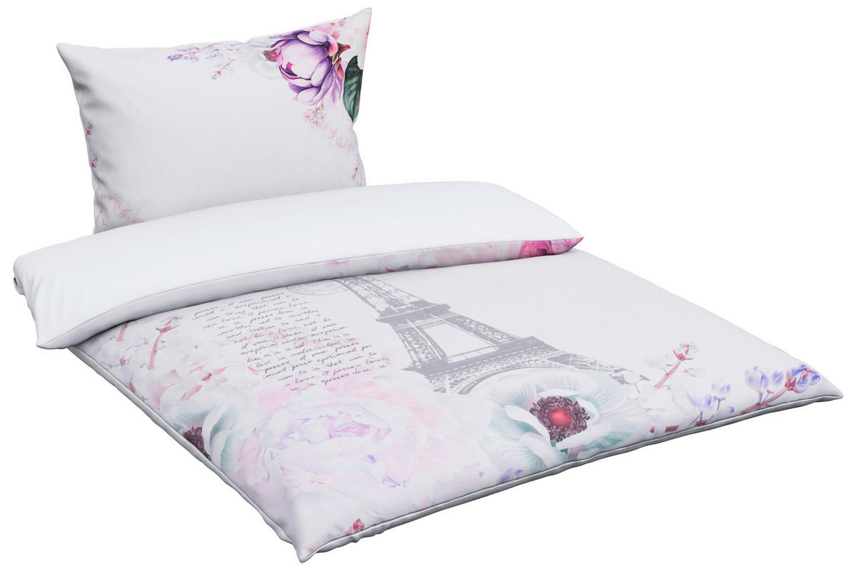 POSTELJINA 140/200 cm saten višebojna  - višebojna, Trendi, tekstil (140/200cm) - Esposa