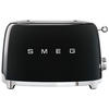 TOASTER  - Schwarz Hochglanz, Basics, Metall (31/20/20cm) - SMEG