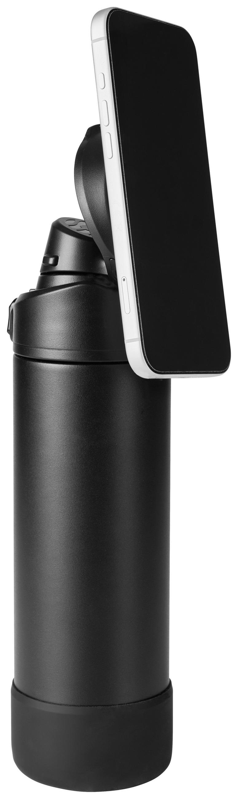 HŐSZIGETELT PALACK 0.71 l  - fekete, Trend, műanyag/fém (7,5/26,5cm) - Homeware Profession.