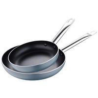 PFANNENSET Aluminium 2-teilig  - Grau, Basics, Metall