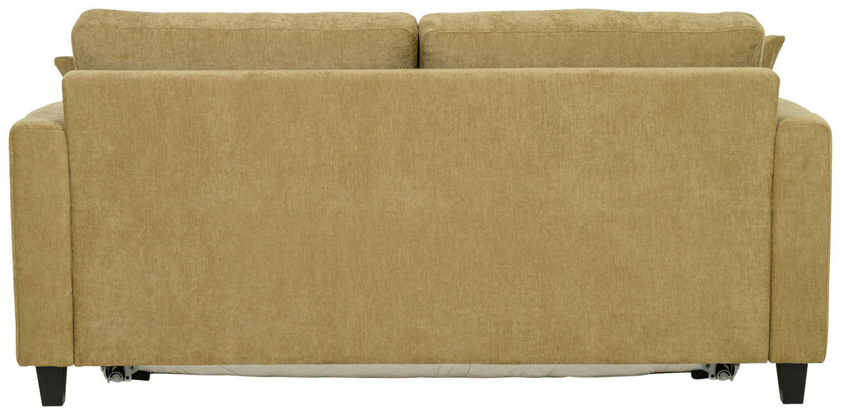 BÄDDSOFFA i olivgrön  - olivgrön/naturfärgad, Klassisk, metall/trä (190/87/93cm) - Hom`in