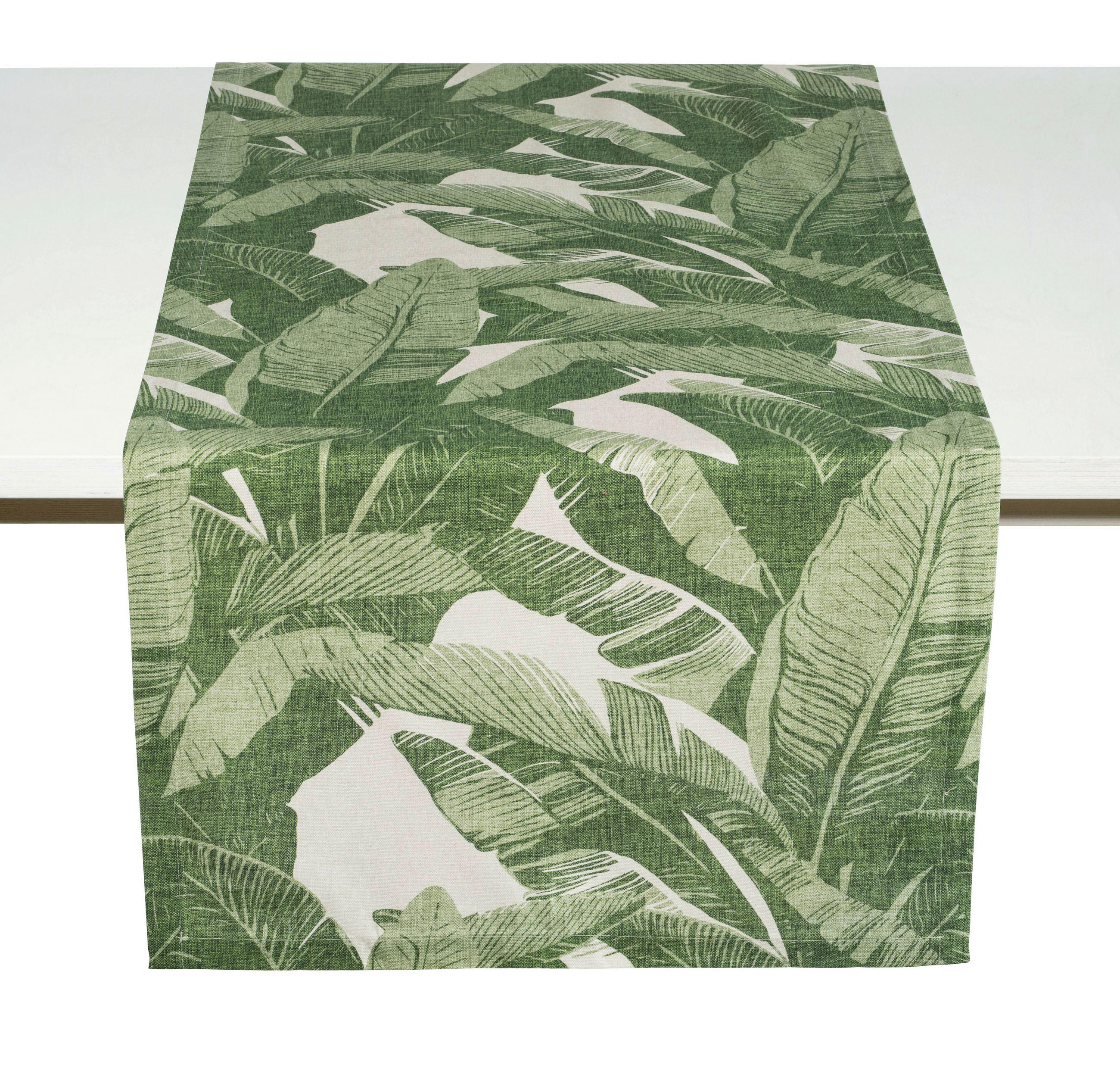 TISCHLÄUFER Textil Olivgrün 50/150 cm  - Olivgrün, Basics, Textil (50/150cm) - Pichler