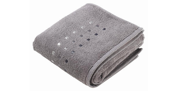 HANDTUCH 50/100 cm QUATTRO Anthrazit - Anthrazit, KONVENTIONELL, Textil (50/100cm) - Esposa
