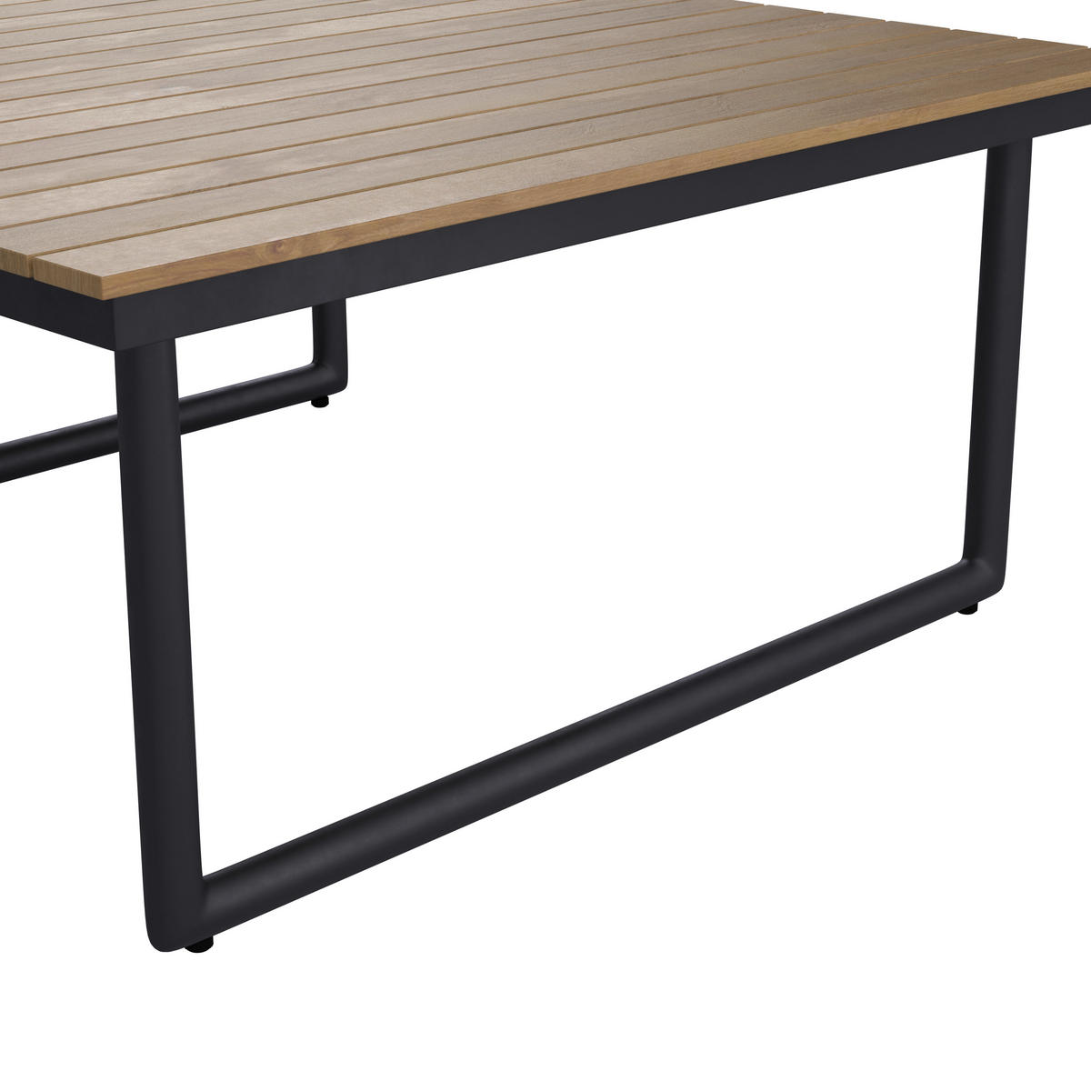 LOUNGEGARNITUR Teakholz Aluminium  - Dunkelgrau, MODERN, Holz/Metall - Ambia Garden
