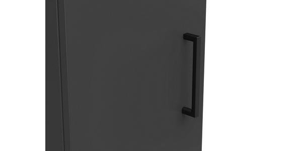 MEHRZWECKSCHRANK 30/195/40 cm  - Schwarz/Graphitfarben, MODERN, Holzwerkstoff/Kunststoff (30/195/40cm) - Carryhome