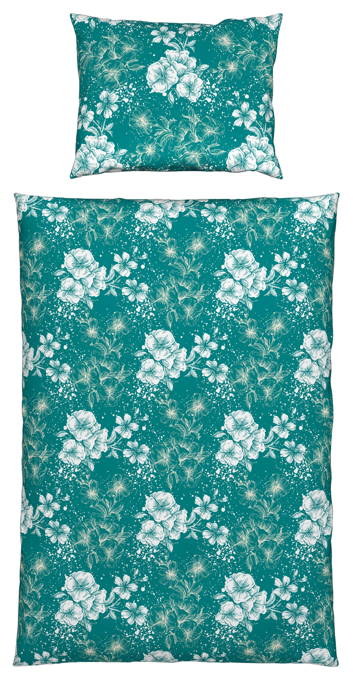 POSTEĽNÁ BIELIZEŇ, renforcé, zelená, 140/200 cm - zelená, Konventionell, textil (140/200cm) - Esposa