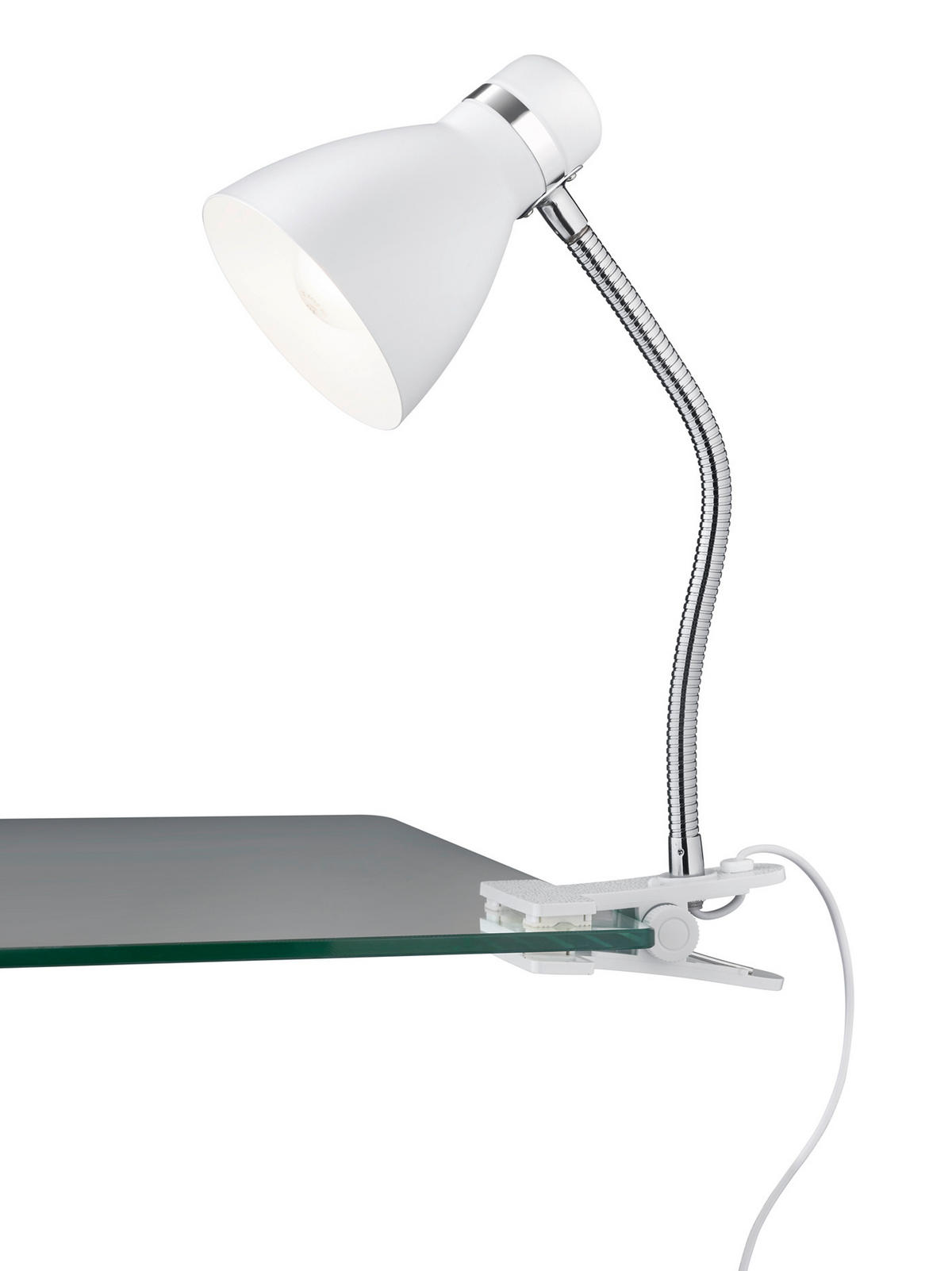 BORDSLAMPA Harvey   - vit, Klassisk, metall (36/11/25cm)