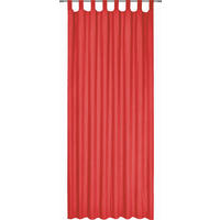 ZAVESA SA PETLJAMA ZA KAČENJE crvena 135/245 cm   - crvena, Konvencionalno, tekstil (135/245cm) - Boxxx