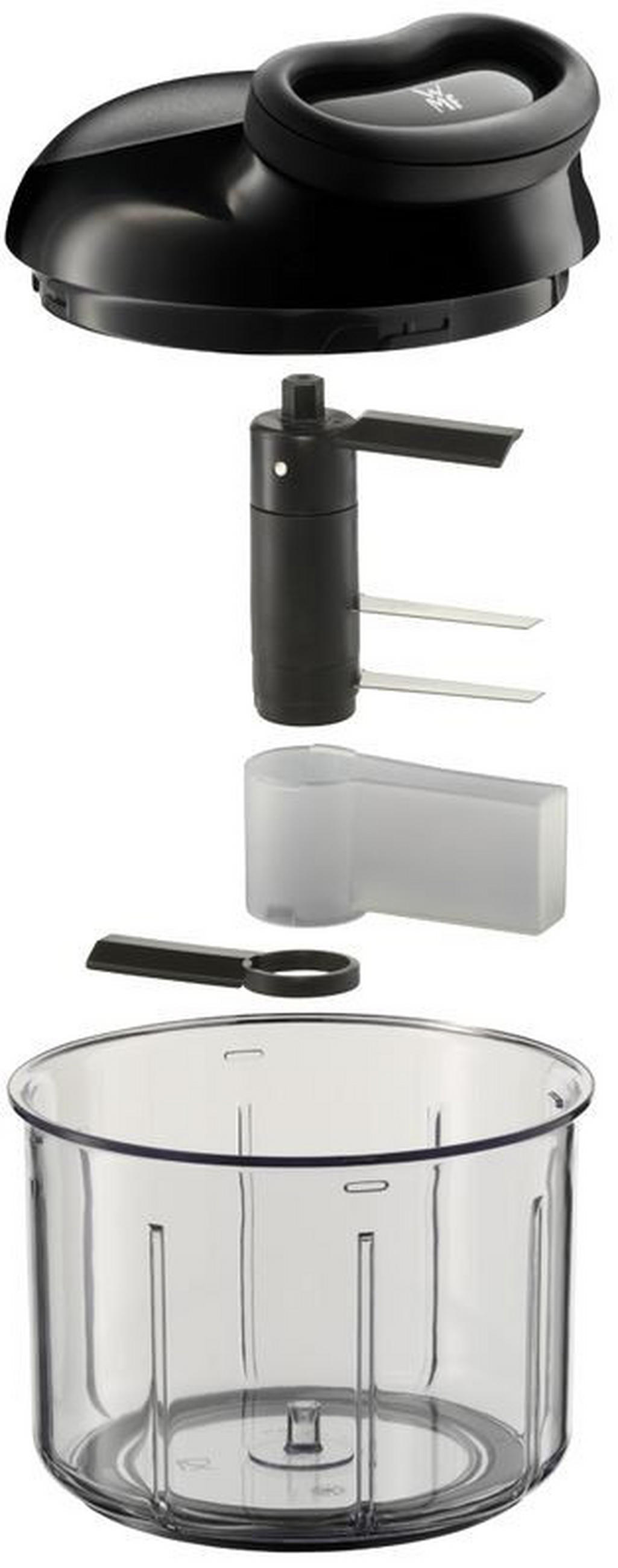 UNIVERSALZERKLEINERER Gourmet  - Transparent/Schwarz, Basics, Kunststoff/Metall (12/14cm) - WMF