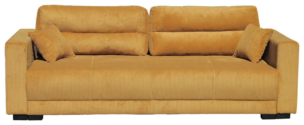 KANAPÉ sárga  - sárga, Basics (240/75/108cm) - Carryhome