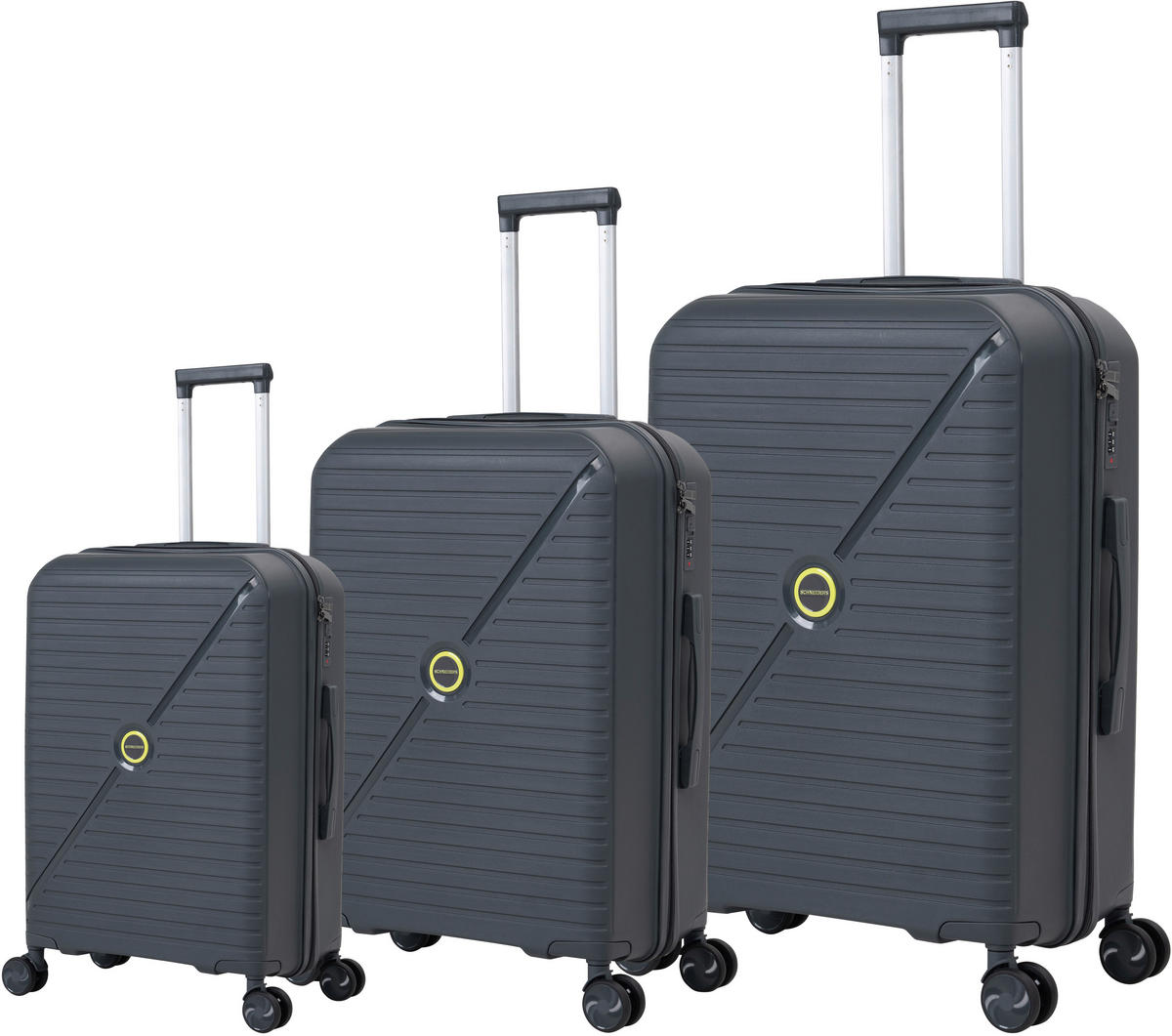 REISEKOFFER Dunkelgrau  - Dunkelgrau, Design, Textil (44/66/27cm) - Schneiders