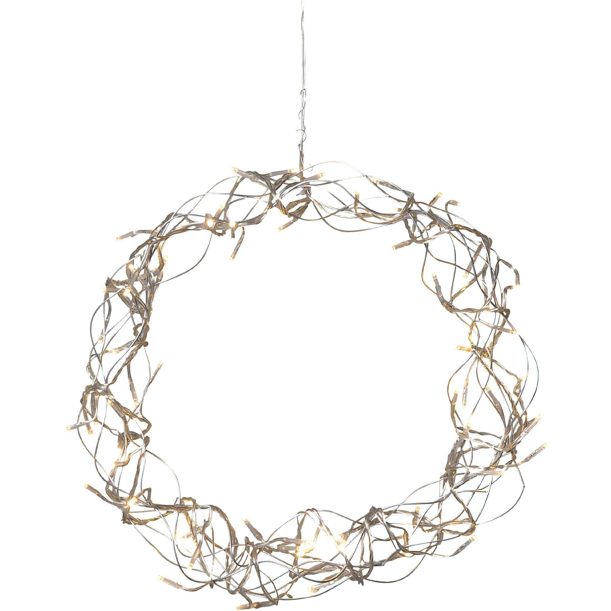 LED-DEKOLEUCHTE 60 cm  - Transparent/Silberfarben, Basics, Kunststoff/Metall (60cm) - Eglo