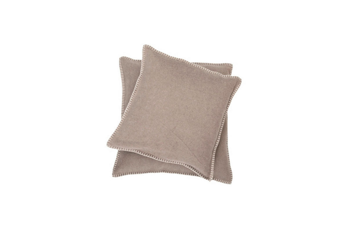 DEKORAČNÍ POLŠTÁŘ 40/40 cm - jílová barva, Basics, textil (40/40cm) - Fussenegger