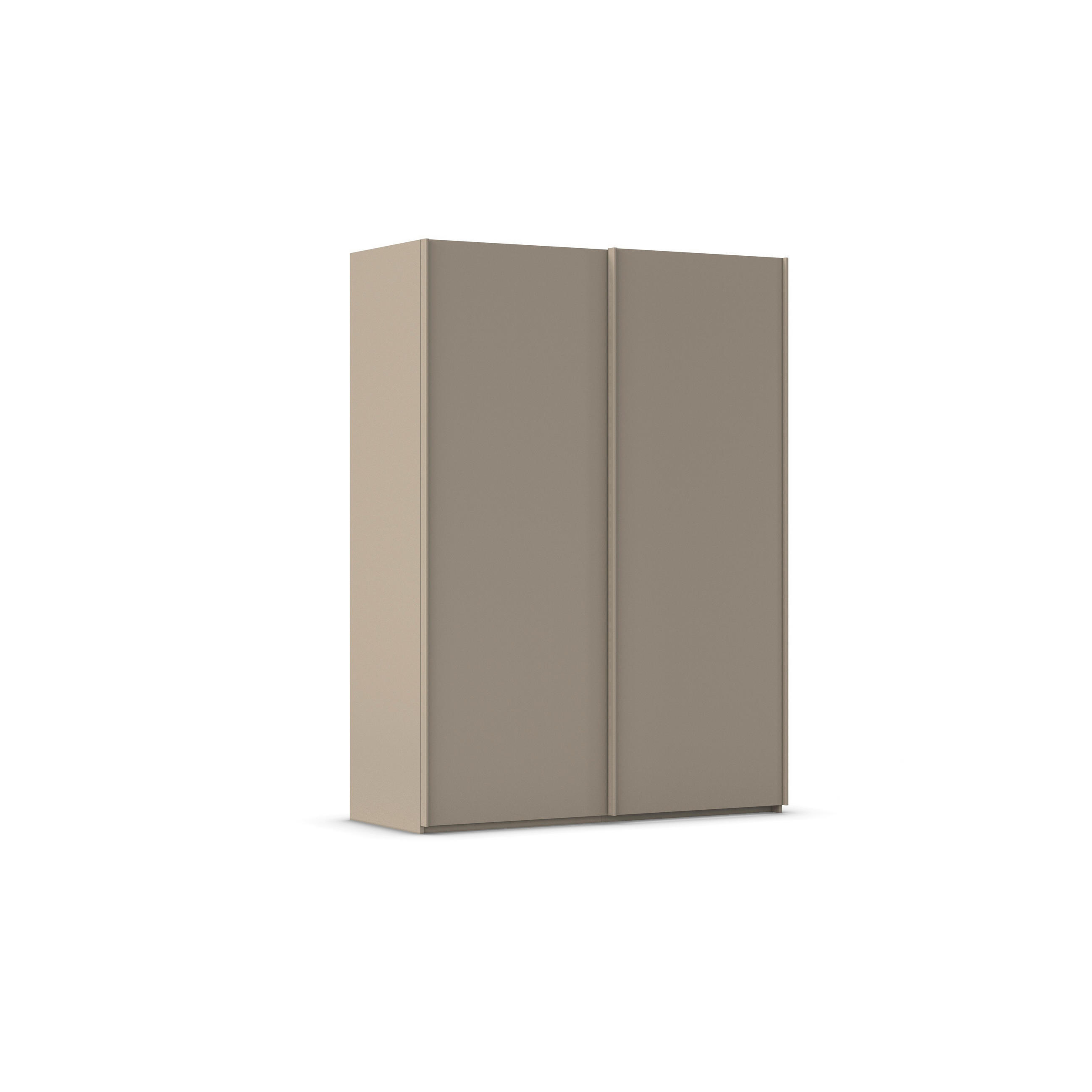 SCHWEBETÜRENSCHRANK 162/223/69 cm,  in Fango, 2 Tür(en)  - Fango, Basics, Holzwerkstoff/Metall (162/223/69cm) - Rauch Möbel