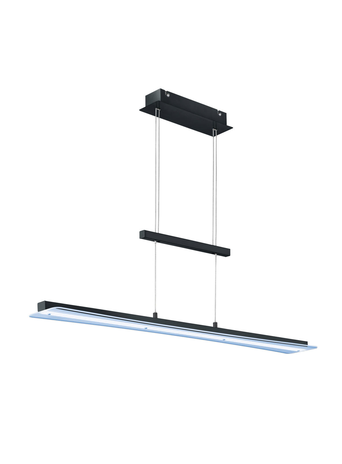 LED LUSTER   100/150/12 cm     - bela/crna, Trendi, staklo/metal (100/150/12cm)