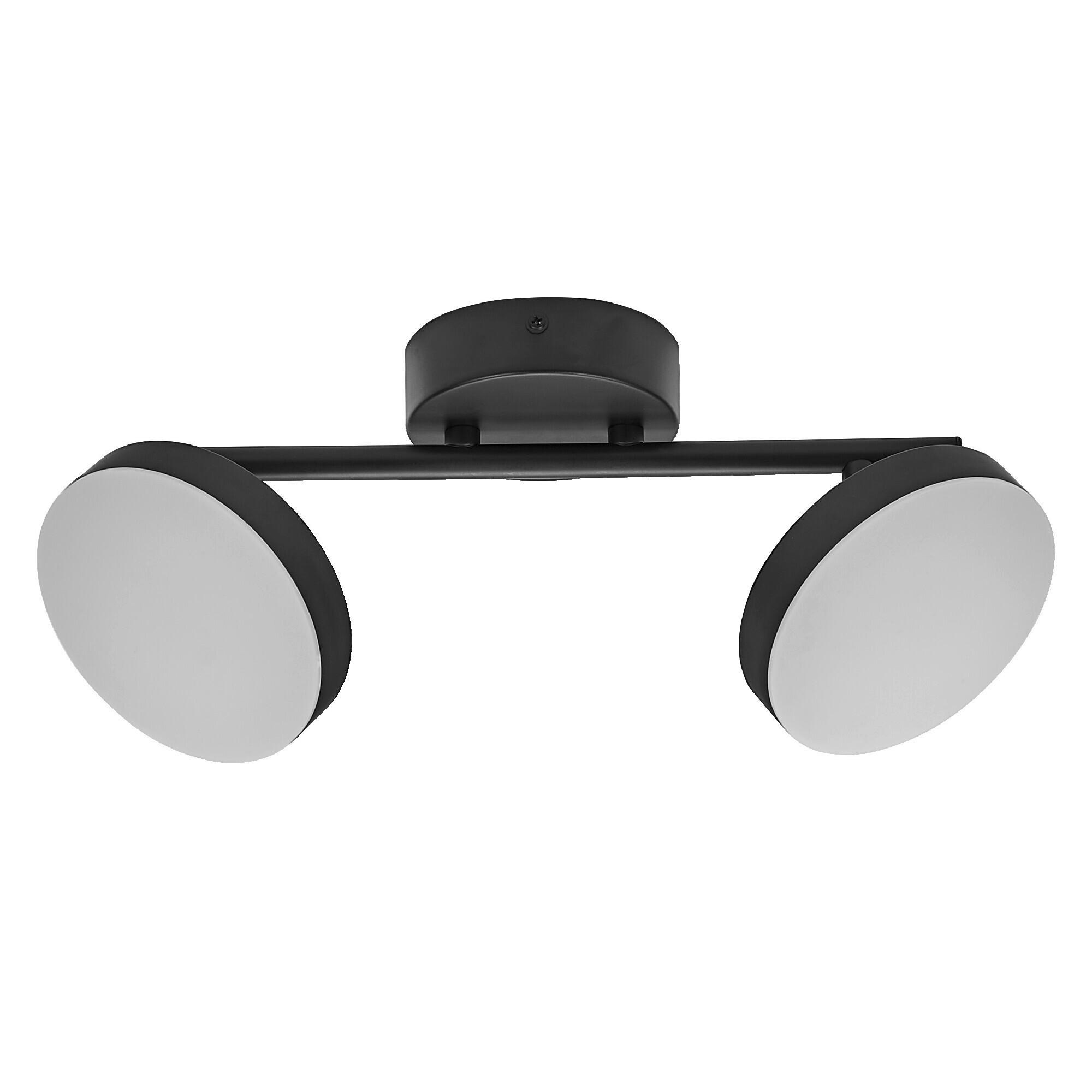 LED-STRAHLER 35/12/11.9 cm   - Schwarz, Basics, Metall (35/12/11.9cm) - Osram