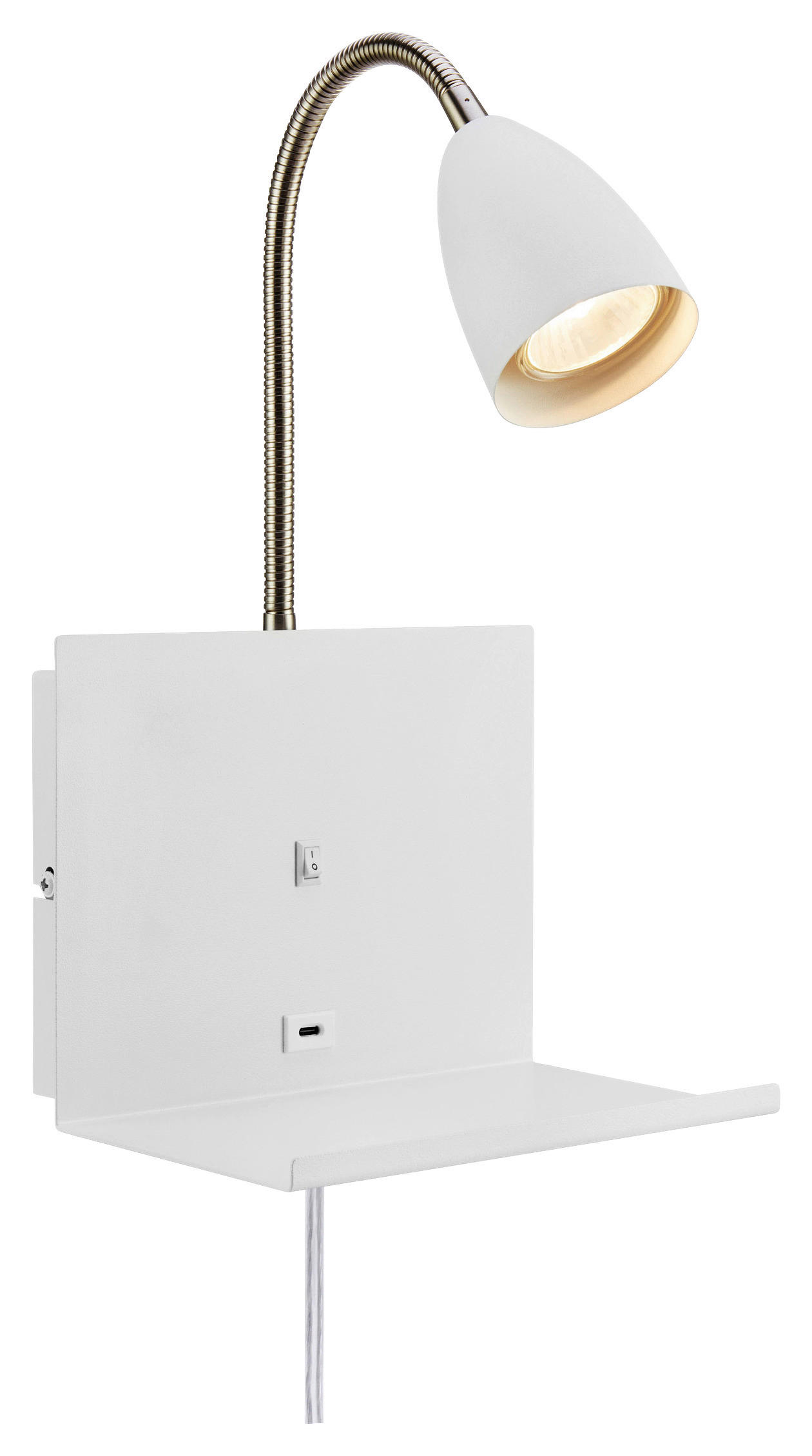 WANDLEUCHTE - Weiß, Basics, Metall (20/30/15cm) - Markslöjd