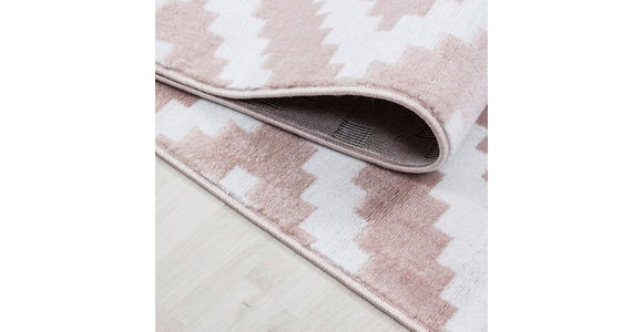 WEBTEPPICH 80/150 cm Plus Pink Pink  - Pink, KONVENTIONELL, Textil (80/150cm) - Novel